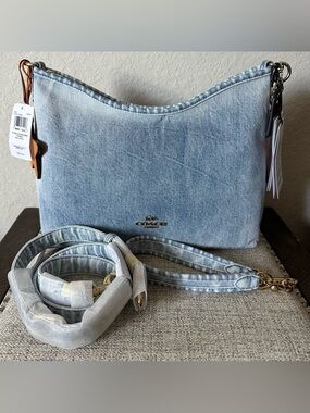 Coach Loved Denim Laurel Shoulder Bag